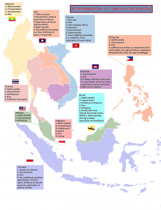 Punishments in ASEAN Countries